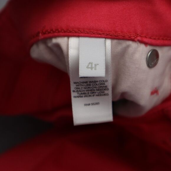 Express Pants Womens 4R Red Regular Fit Low Rise Jeans Leggings Bottom Wear - Picture 10 of 16